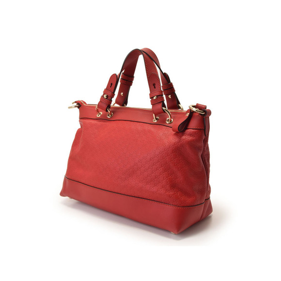 Gucci Handbags - Gucci ssima Calfskin Red Handbag